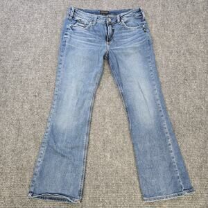 Silver Jeans Suki Womens 33x31 Blue Bootcut Mid Rise Stretch